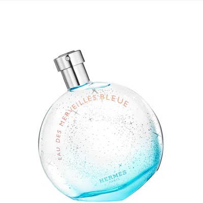 Hermes Eau Des Merveilles Bleue Eau De Toilette 50ml In White
