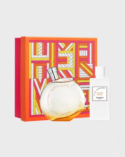 Hermes Eau Des Merveilles Eau De Toilette Gift Set In White