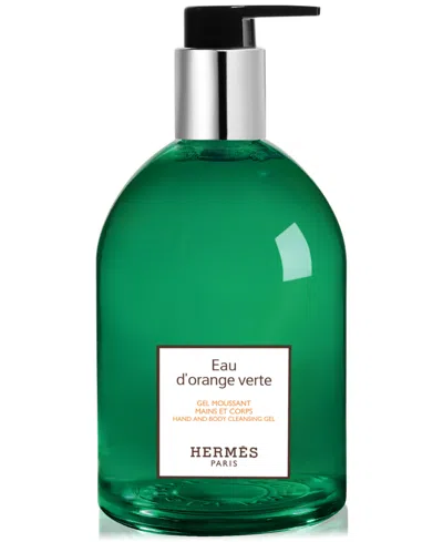 Hermes Eau D'orange Verte Hand & Body Cleansing Gel, 10.1 Oz. In White