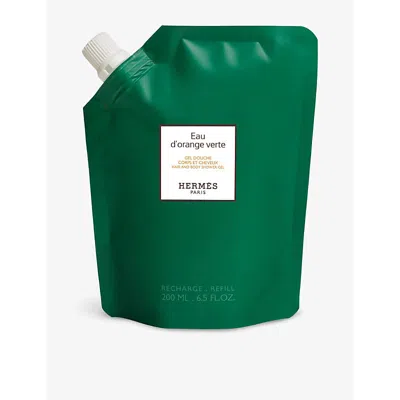 Hermes Eau D'orange Verte Shower Gel Refill In White