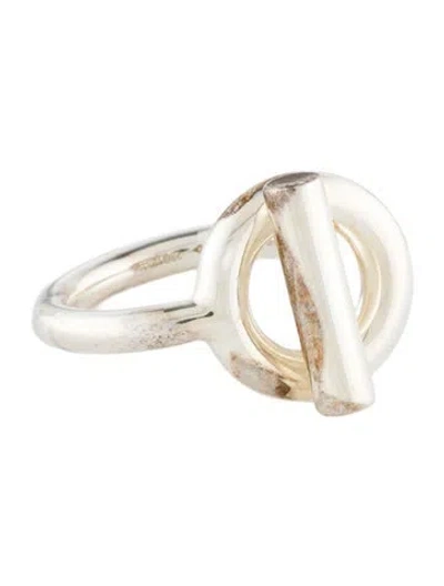 Pre-owned Hermes Echappee  Ring, Medium Model In Multi