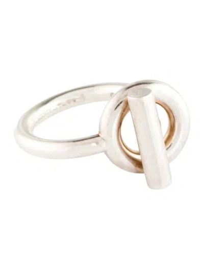 Pre-owned Hermes Echappee  Ring, Medium Model In Multi