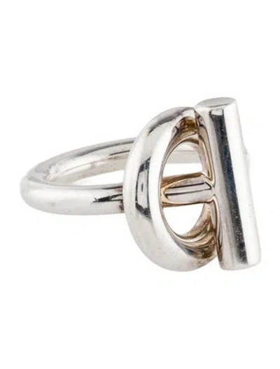 Pre-owned Hermes Echappee Medium Ring In Multi