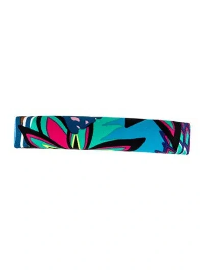 Pre-owned Hermes Eclipse Pm Hair Clip In Blue
