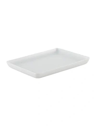 Pre-owned Hermes Egée Small Tray In White