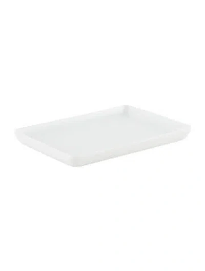 Pre-owned Hermes Egée Small Tray In White