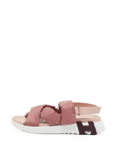 Pre-owned Hermes Electric Touch-strap Sandals In Pink