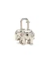 Hermes Hermès Elephant Cadena Bag Charm In Silver