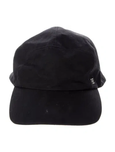 Pre-owned Hermes Embroidered H Baseball Cap In Black