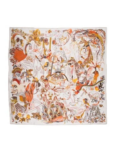 Pre-owned Hermes Emile Et Une Nuit Silk Scarf W/ Tags In Multi