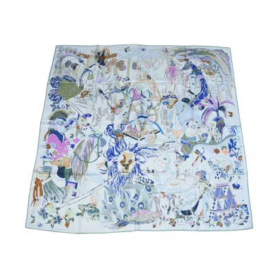 Pre-owned Hermes Emile Et Une Nuit Silk Square Scarf Multicolor