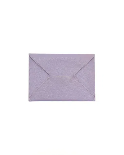 Pre-owned Hermes Hermès Envelope Pm Pouch In Purple