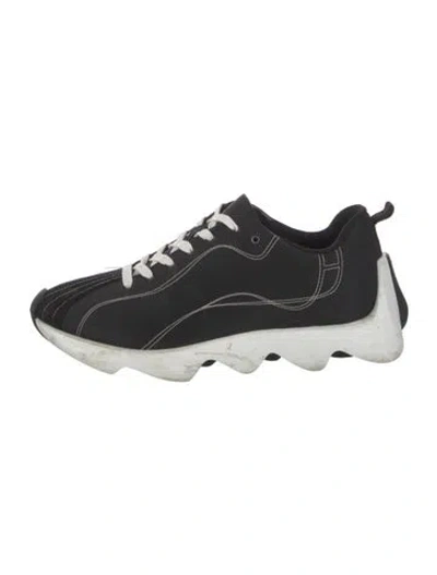 Pre-owned Hermes Envol Athletic Sneakers In Black