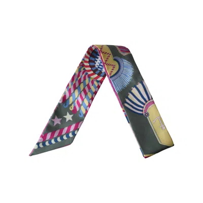 Pre-owned Hermes Epaulettes De Gala Twilly Multicolor