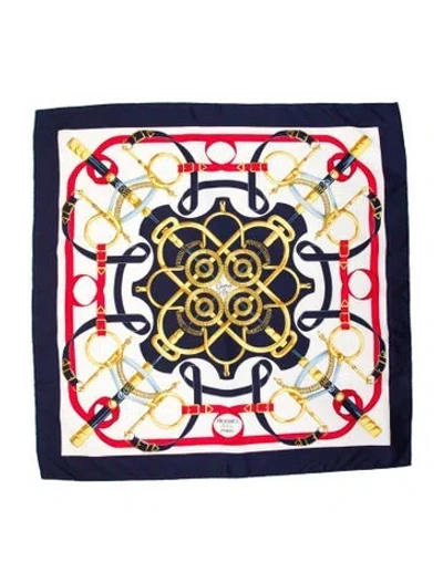 Pre-owned Hermes Eperon D'or Silk Scarf In Multi