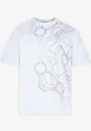 Hermes "eperon D'or" T-shirt In White