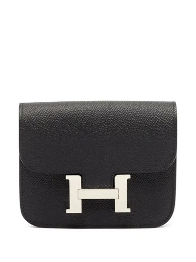 Pre-owned Hermes Epsom Constance Slim Wallet