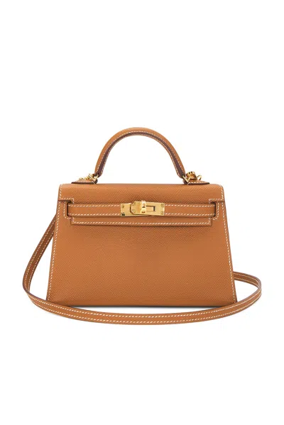 Pre-owned Hermes Epsom Kelly 20 Handbag