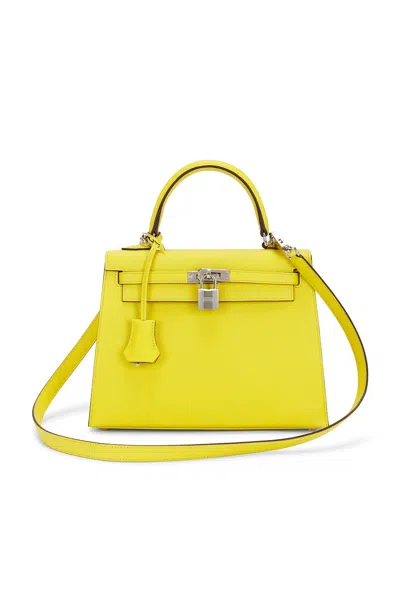 Pre-owned Hermes Epsom Kelly 25 Sellier Handbag