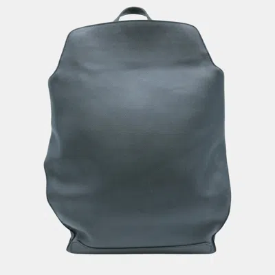 Pre-owned Hermes Epsom Leather Black City Bag 30 Backpack