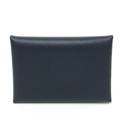 Pre-owned Hermes Epsom Leather Coin Purse/coin Case ()