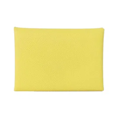 Pre-owned Hermes Epsom Leather Coin Purse/coin Case ()