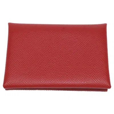 Pre-owned Hermes Epsom Leather Coin Purse/coin Case ()