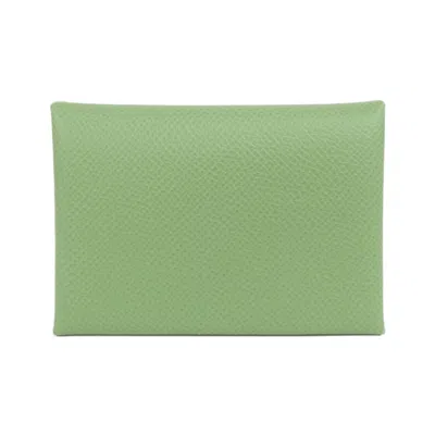 Pre-owned Hermes Epsom Leather Coin Purse/coin Case ()