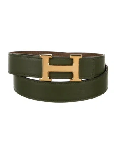 Pre-owned Hermes Epsom Leather Constance Belt Kit In Multi