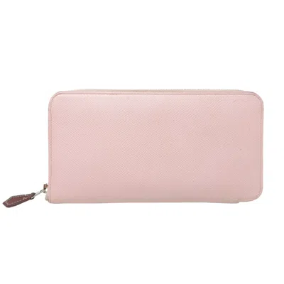 Pre-owned Hermes Epsom Leather Long Wallet (bi-fold) ()