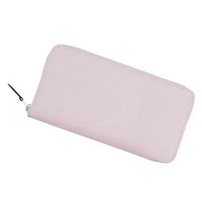 Pre-owned Hermes Epsom Leather Long Wallet (bi-fold) ()