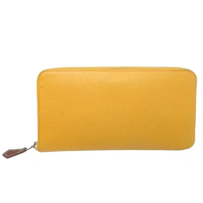 Pre-owned Hermes Epsom Leather Long Wallet (bi-fold) ()