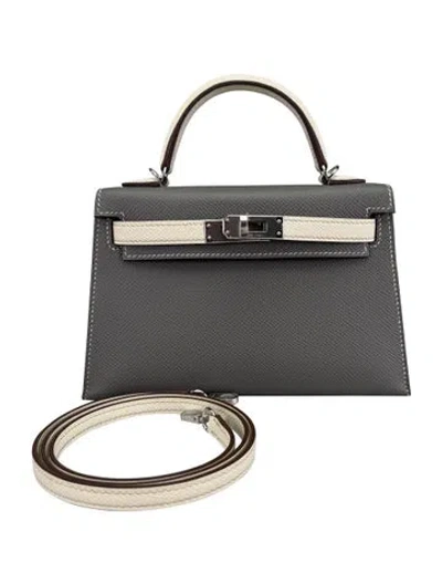 Pre-owned Hermes Epsom Leather Mini Kelly 20 2024 In Multi