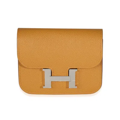 Hermes Hermès Epsom Leather Wallet In Brown