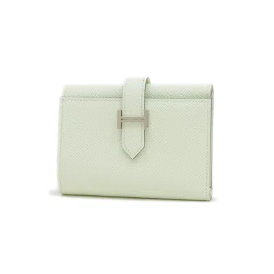 Pre-owned Hermes Epsom Leather Wallet (tri-fold) () In Multi