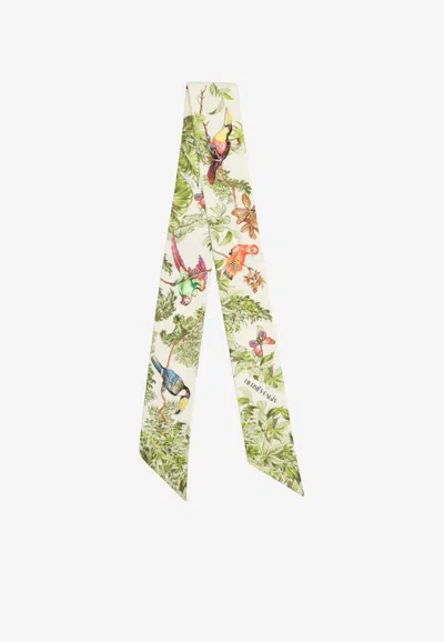 Hermes Equateur Silk Twilly In Multicolor
