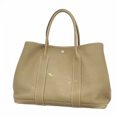 Pre-owned Hermes Etoupe Negonda Leather Tote Bag () In Multi
