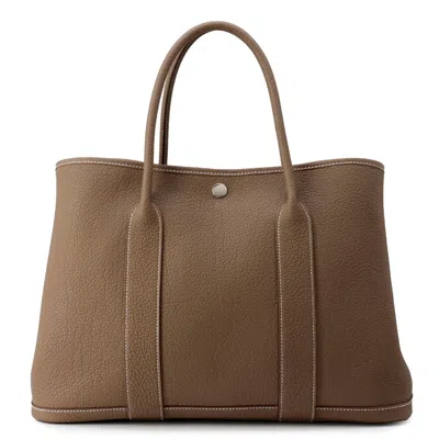 Pre-owned Hermes Etoupe Negonda Leather Tote Bag () In Multi