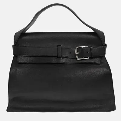 Pre-owned Hermes Etribelt Black Evergrain Handbag