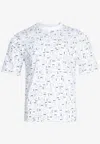 Hermes Etriers Elastiques Print T-shirt In White