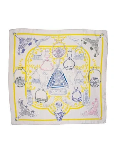 Pre-owned Hermes Etriers Silk Scarf In Multi