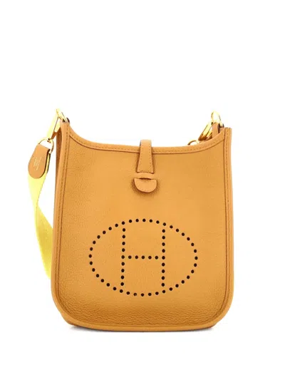 Pre-owned Hermes Evelyne Bag Gen Iii Maurice Tpm Crossbody Bag In Brown