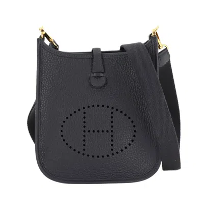 Pre-owned Hermes Evelyne Gold Taurillon Clemence Leather Shoulder Bag ()
