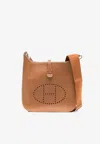 Hermes Evelyne Iii 29 In Gold Taurillon Clemence With Palladium Hardware In Brown