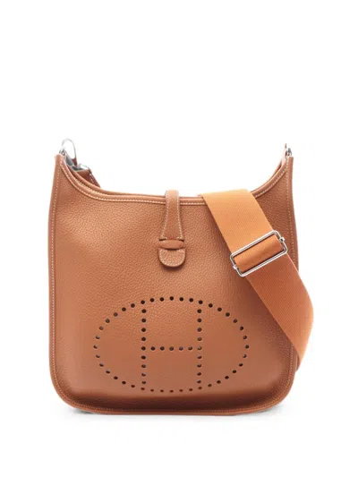 Pre-owned Hermes Evelyne Iii Pm Shoulder Bag In ブラウン
