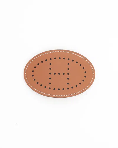 Pre-owned Hermes Hermès Evelyne Pm Hair Clip In Brown