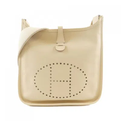 Pre-owned Hermes Evelyne Silver Shoulder Bag ()