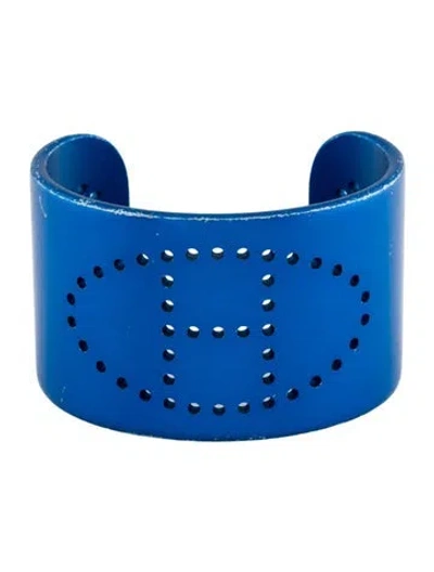 Pre-owned Hermes Evelyne Sunset Cuff Bracelet, 6.5" In Multi