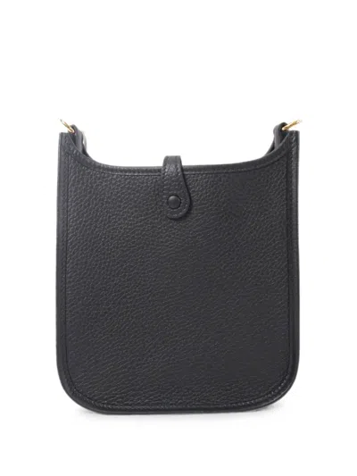 Pre-owned Hermes Evelyne Tpm Shoulder Bag In Black