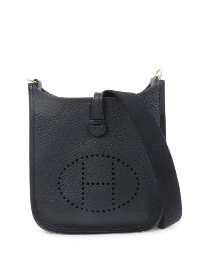 Pre-owned Hermes Evelyne Tpm Shoulder Bag In Black